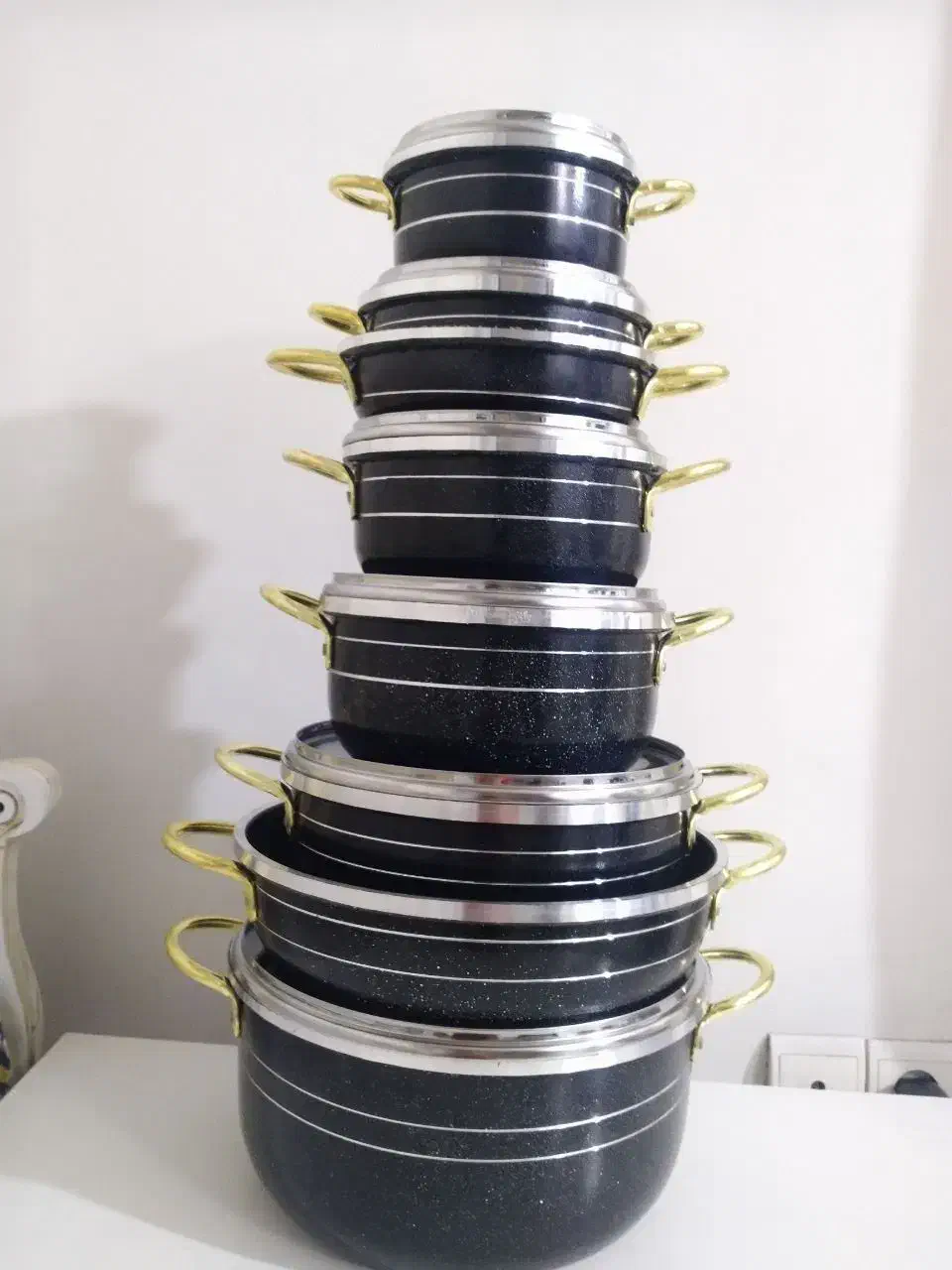 قابلمه چدن و تفلون|ظروف پخت‌وپز|باقرشهر, |دیوار