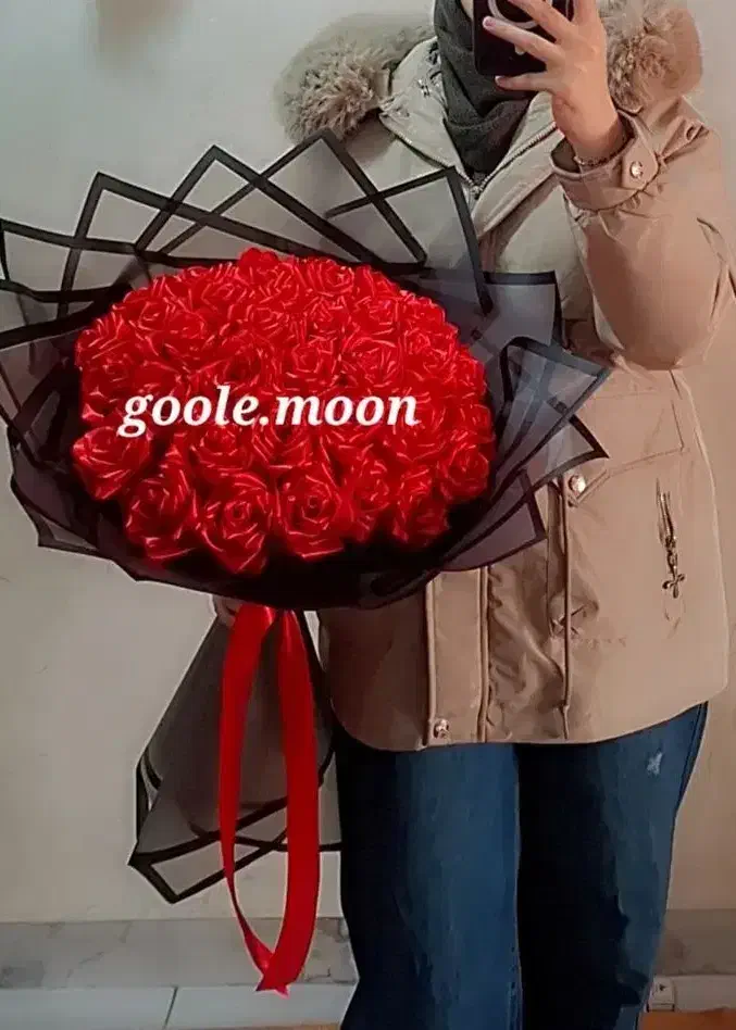 باکس ودسته گل روبانی .دسته گل عروس پیت پاکن..تولد‌|گل مصنوعی|تبریز, |دیوار