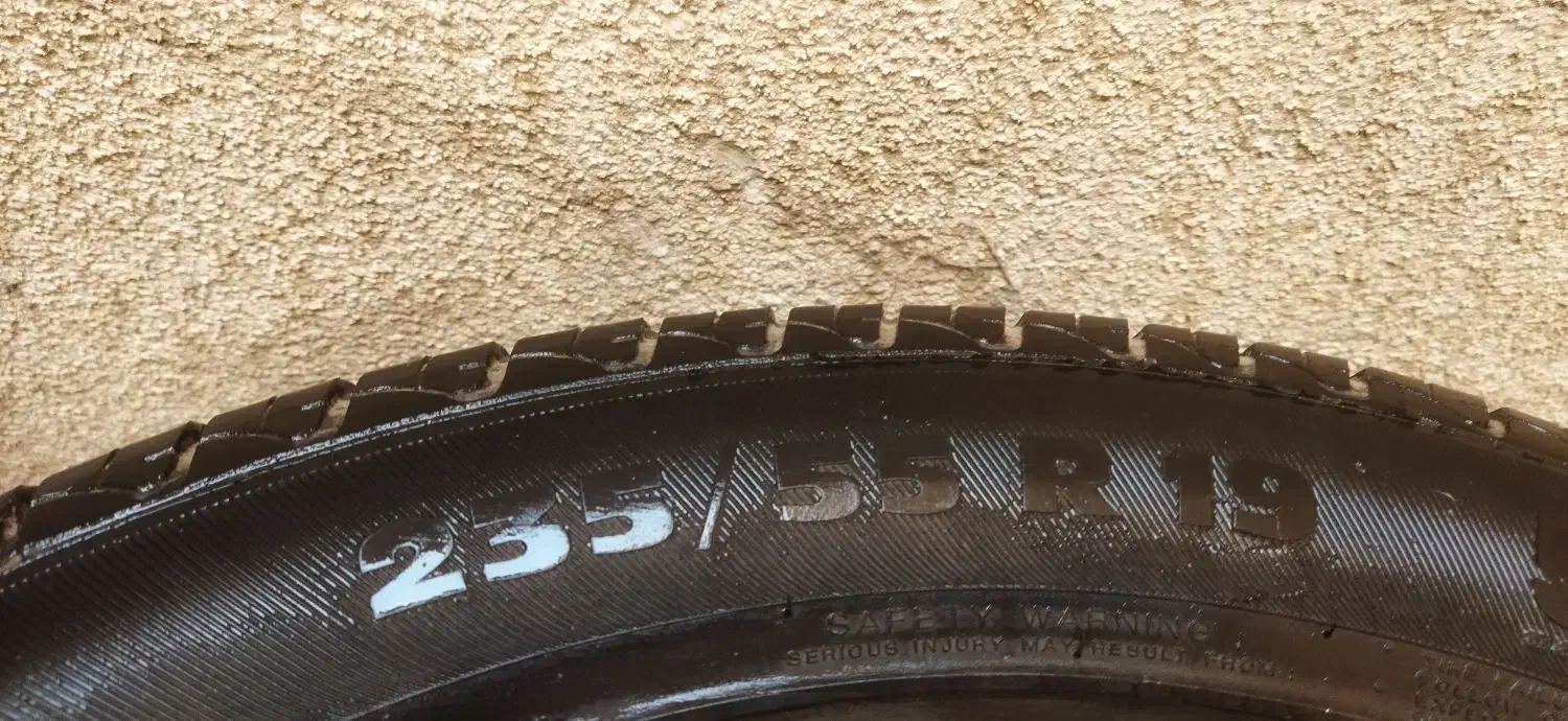 لاستیک سایز ۱۹ کویر۴حلقه لاستیک تایوانی ۱۶ ۴حلقه|قطعات یدکی و لوازم جانبی|پرند, فاز ۵|دیوار