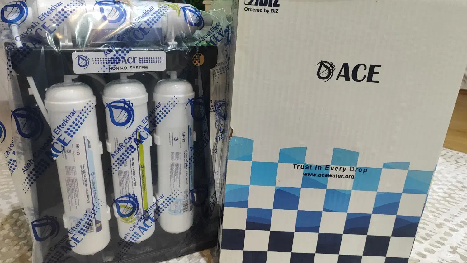 تصفیه اب چهار مرحله ای ایزی ول|آب‌سردکن و تصفیه آب|بندر انزلی, معلم|دیوار