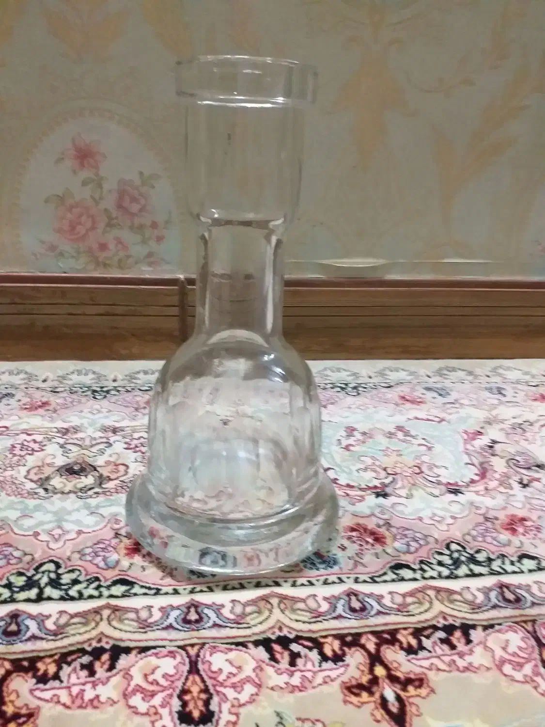 شیشه قلیان کریستال حاج اوغلی تراش خورده|کلکسیون اشیاء عتیقه|صباشهر, |دیوار