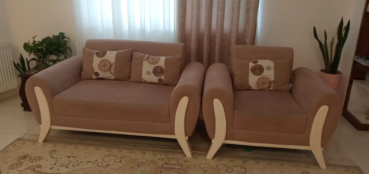 مبل ۷نفره با میز وسط|مبلمان خانگی و میز عسلی|بهشهر, |دیوار