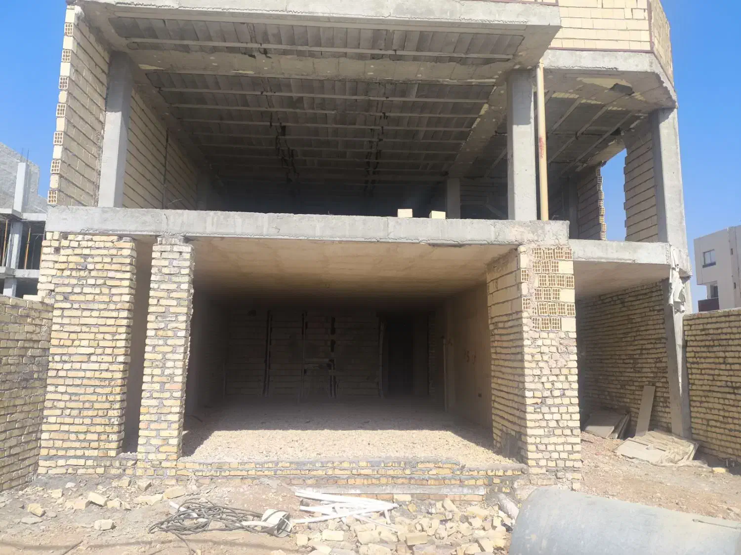 خانه دو طبقه نیمه آماده|فروش خانه و ویلا|شاهینشهر, شهرک هشت بهشت|دیوار