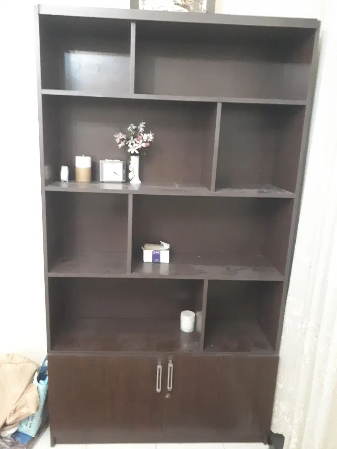 کتابخانه|کتابخانه، شلف، قفسه‌های دیواری|تهران, باغ فیض|دیوار