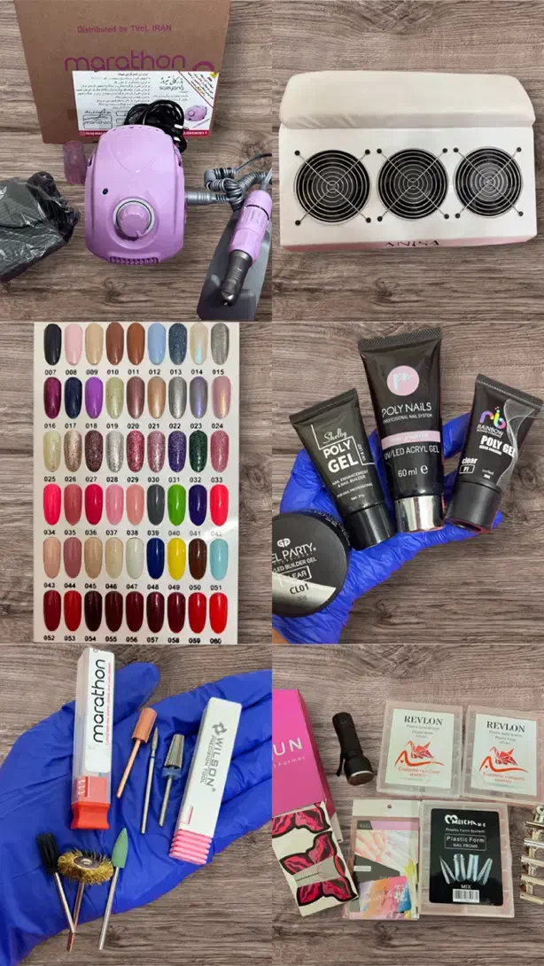 وسایل کاشت ناخن|آرایشی، بهداشتی، درمانی|بم, |دیوار