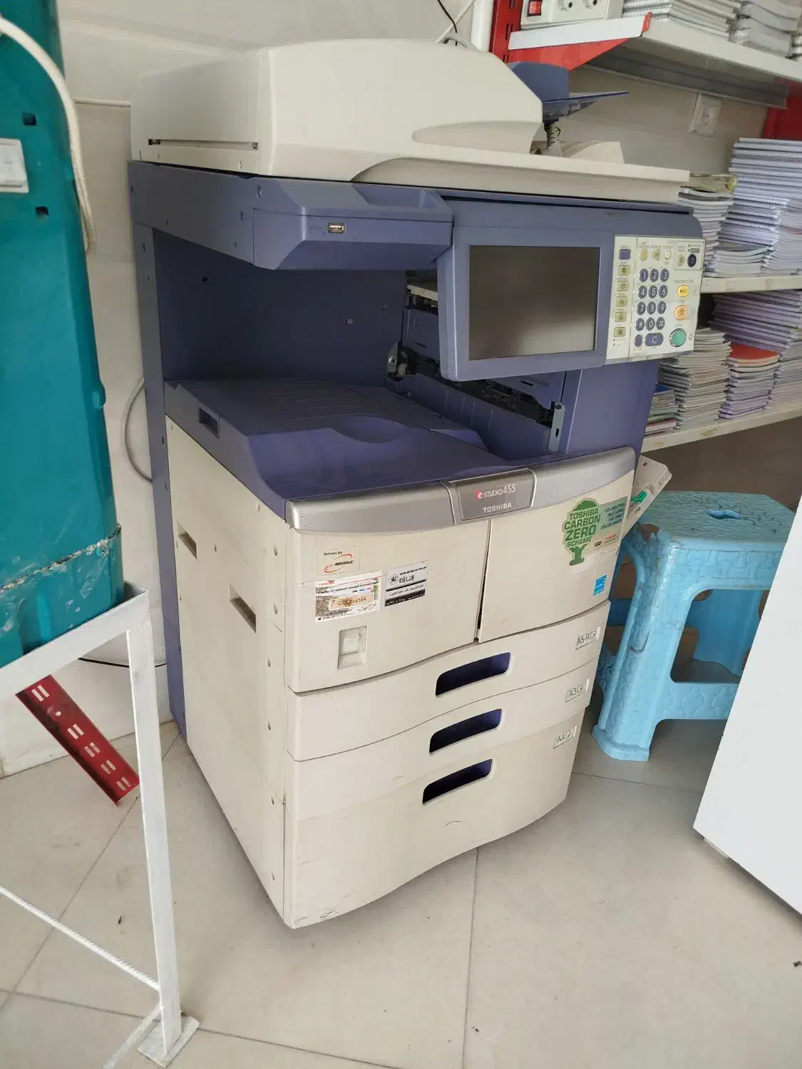 دستگاه کپی سه کاره توشیبا|پرینتر، اسکنر، کپی، فکس|قائن, |دیوار