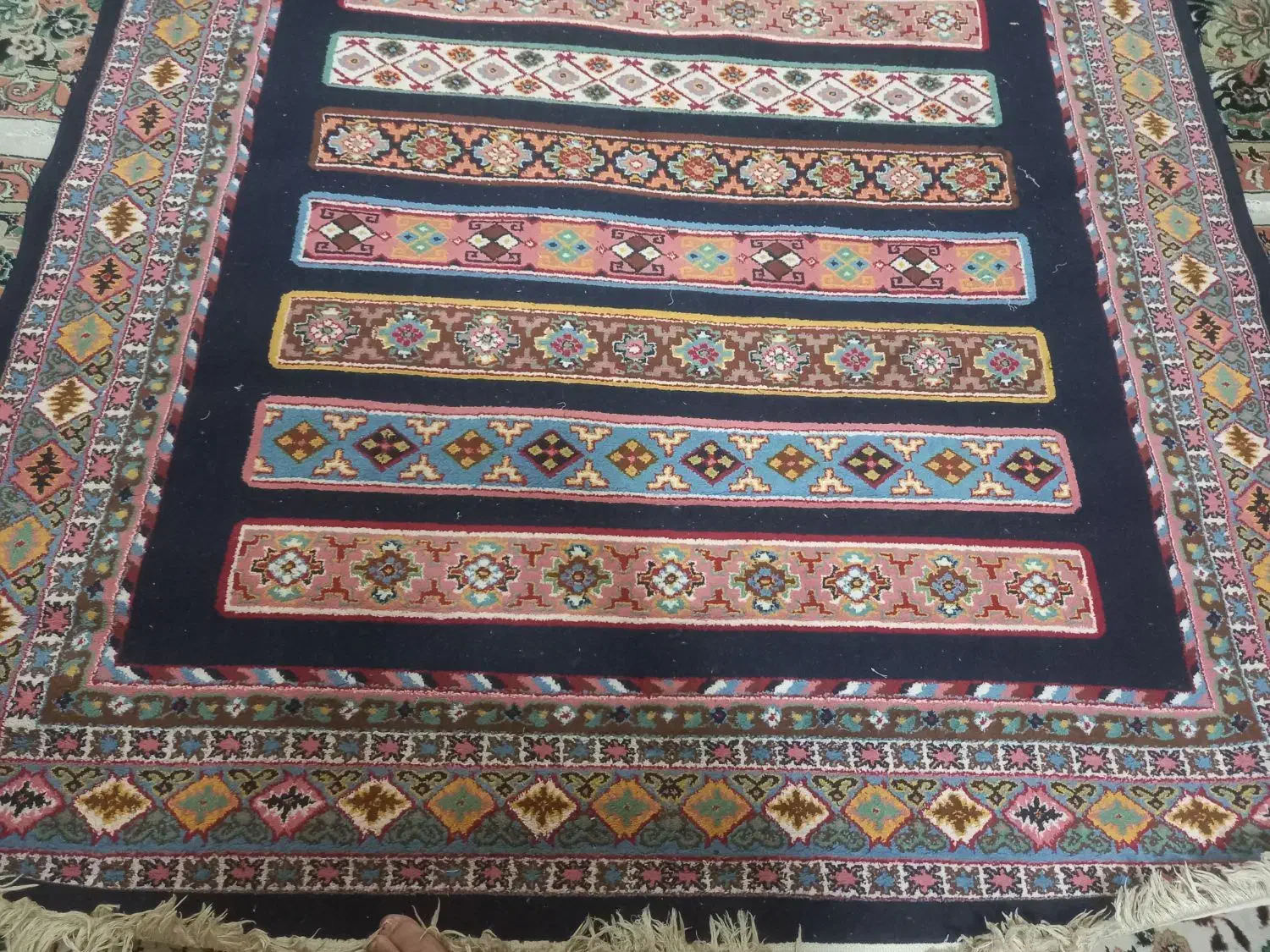 گلیم فرش سنتی|گلیم، جاجیم، گبه|کرمانشاه, |دیوار