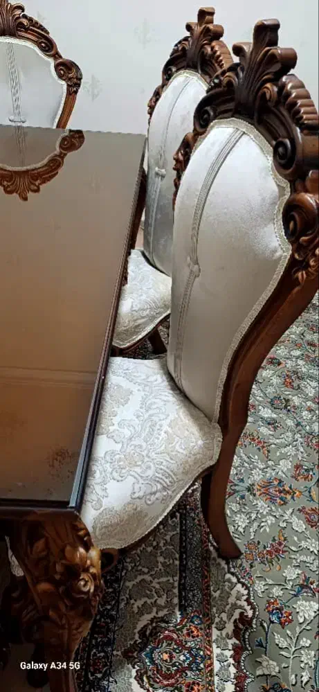 نهار خوری ۶ نفره|میز و صندلی غذاخوری|هشترود, |دیوار