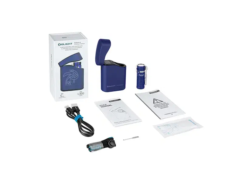 Olight چراغ قوه اولایت بتون 4 همراه کیس شارژر|کوهنوردی و کمپینگ|گلپایگان, |دیوار