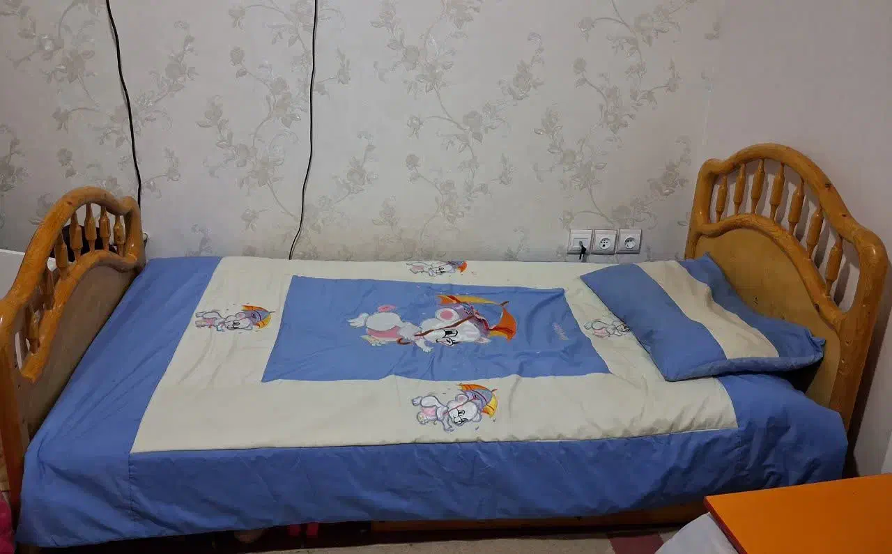 تخت خواب چوبی|تخت و سرویس خواب|مشهد, هفده شهریور|دیوار