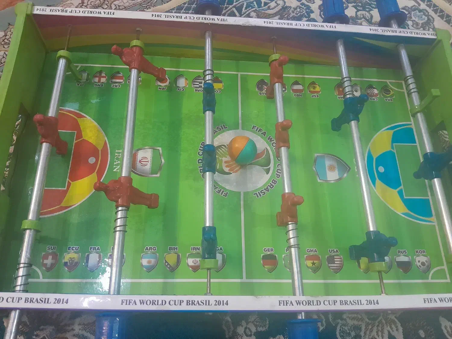 فوتبال دستی|ورزشهای توپی|اصفهان, حصه شمالی|دیوار