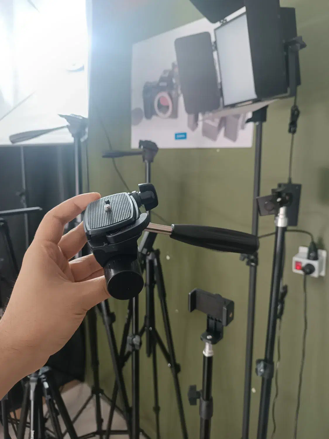 پن هد یدک سر سه پایه دوربین عکاسی با پیچ ۱.۴|دوربین عکاسی و فیلم‌برداری|مشهد, وکیل‌آباد|دیوار