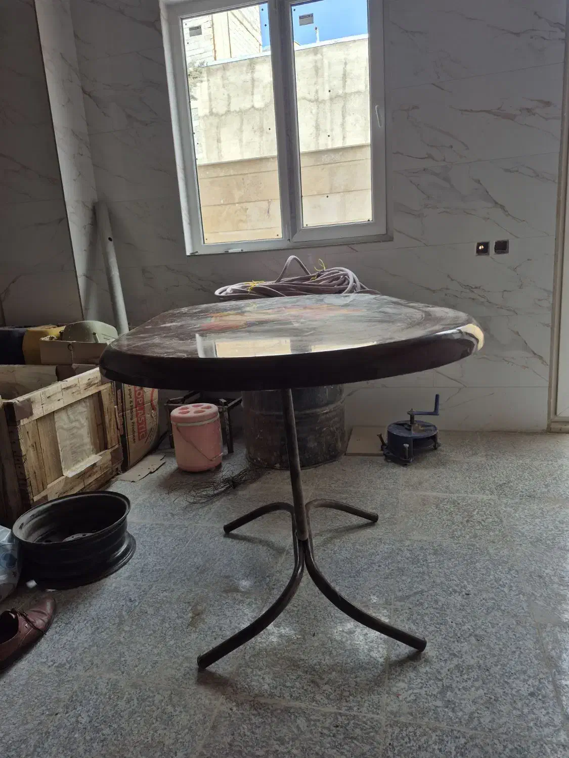 میز غذا خوری|میز و صندلی غذاخوری|خرمدره, |دیوار