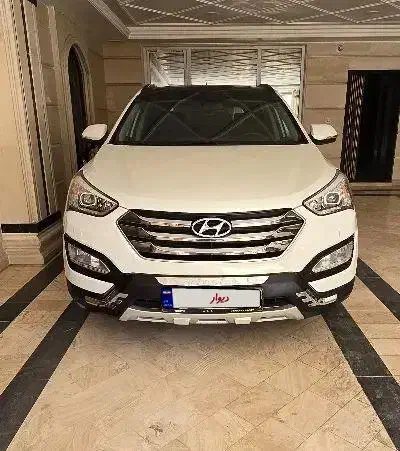 سانتافه ۲۰۱۵ فول ،سفید، بی رنگ، دو دفرانسیل|خودرو سواری و وانت|قم, پردیسان|دیوار