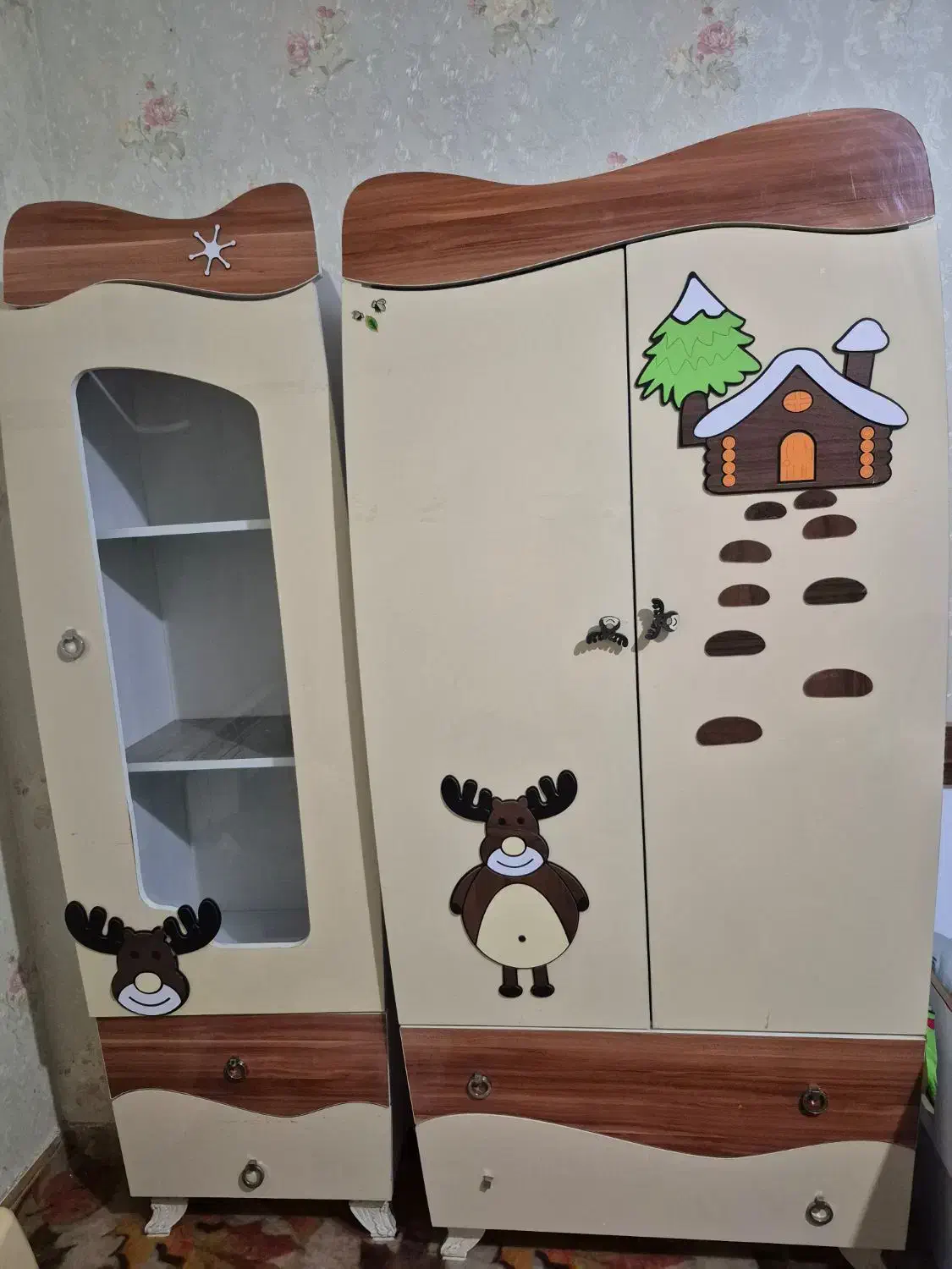 کمد کودت ویترین کودک|اسباب و اثاث بچه|تالش, هشتپر|دیوار