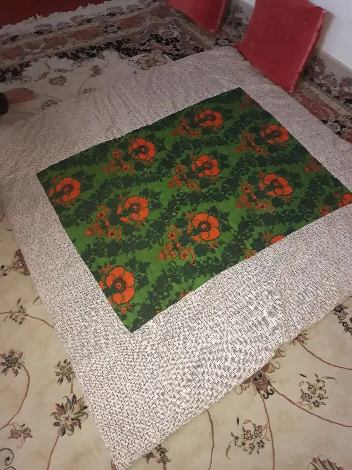 لحاف کرسی با پشم|رختخواب، بالش، پتو|شهرضا, |دیوار