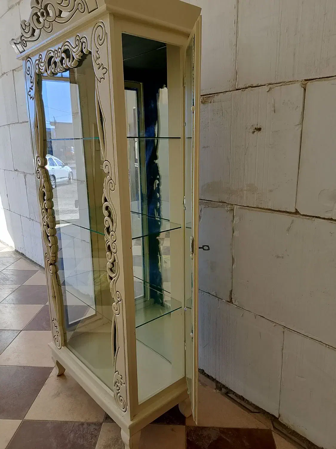 بوفه|بوفه، ویترین، کنسول|خاوه, |دیوار