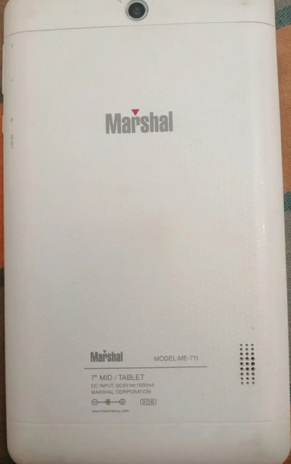 تبلت مارشال نو|تبلت|رشت, منظریه|دیوار