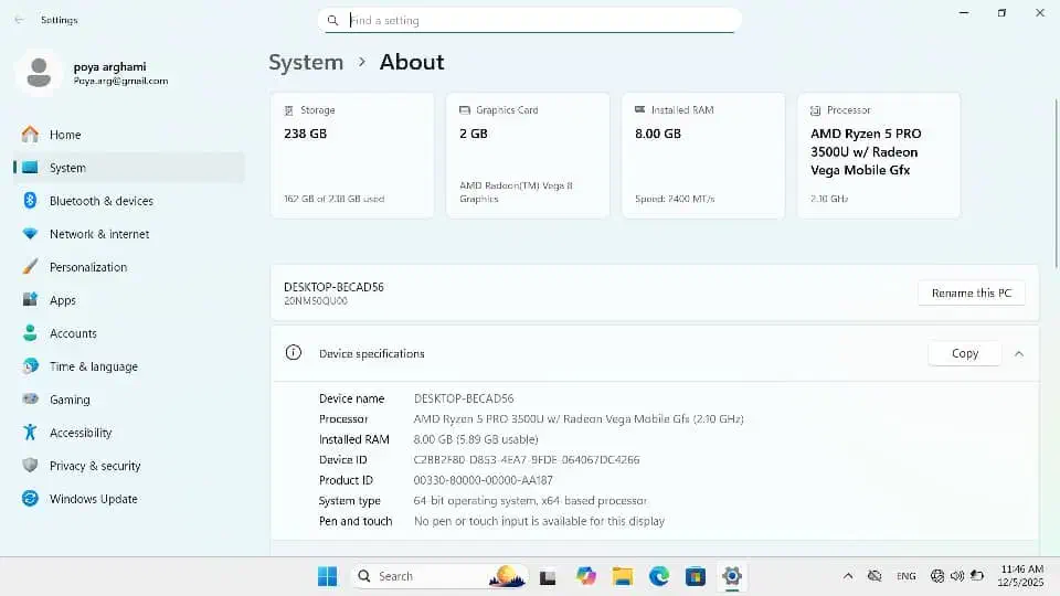 Lenovo Thinkpad X395|رایانه همراه|شیراز, اصلاح‌نژاد|دیوار