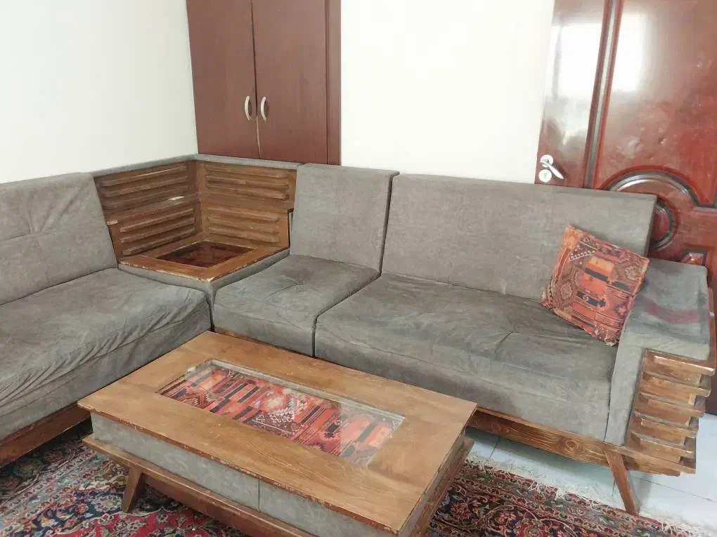 مبل ال 7نفره سالم|مبلمان خانگی و میز عسلی|قشم, |دیوار