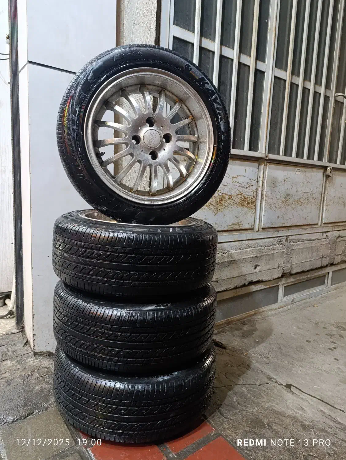 رینگ اسپرت پژو پارس سمند با لاستیک|قطعات یدکی و لوازم جانبی|شهرضا, |دیوار