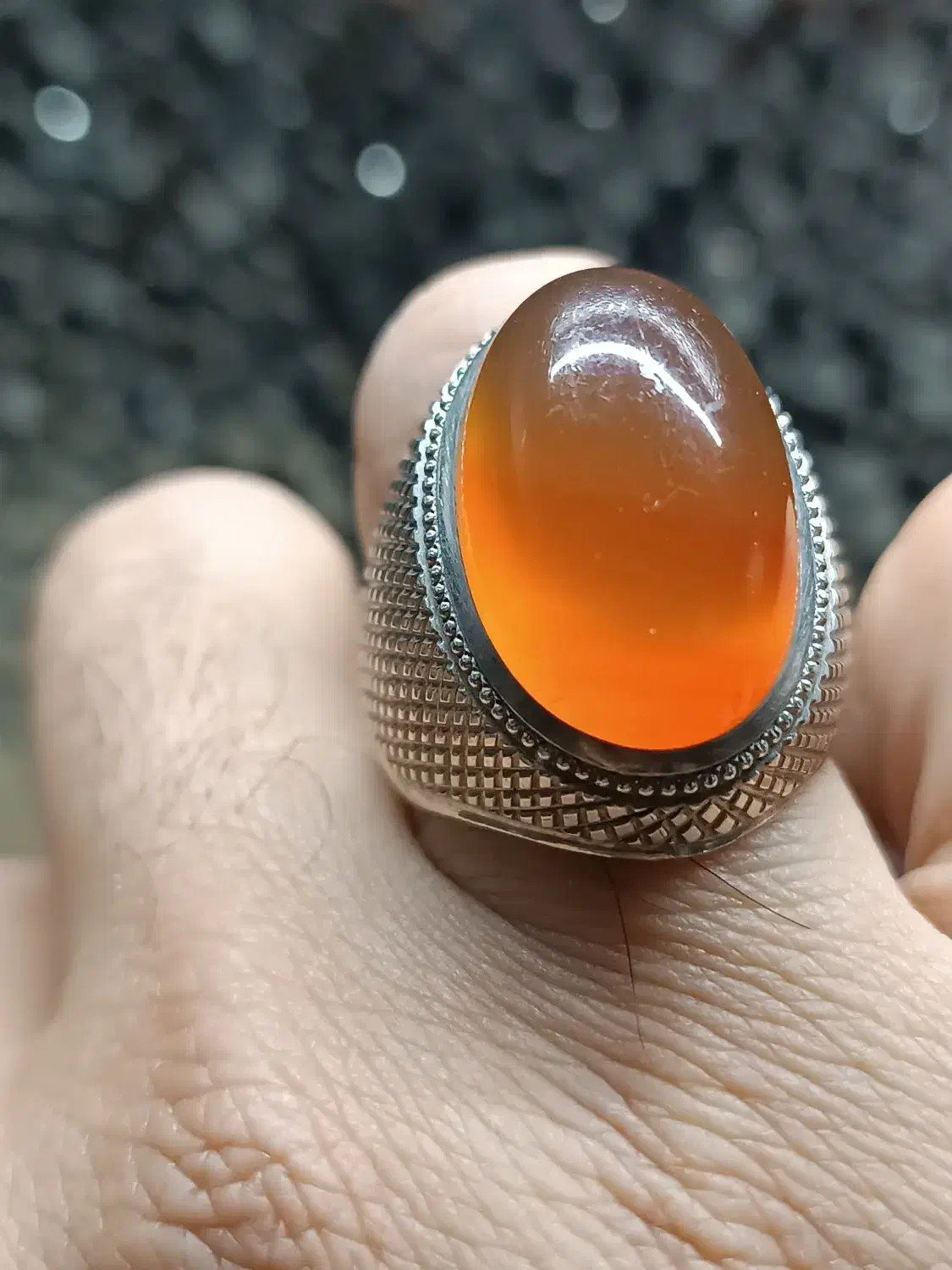 انگشتر عقیق پرتغالی|جواهرات|تهران, بهداشت|دیوار