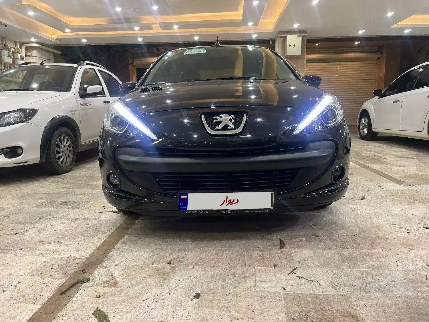 207 مشکی اتومات|خودرو سواری و وانت|رشت, منظریه|دیوار