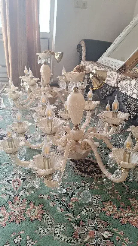 لوستر|لوستر و چراغ آویز|گالیکش, |دیوار