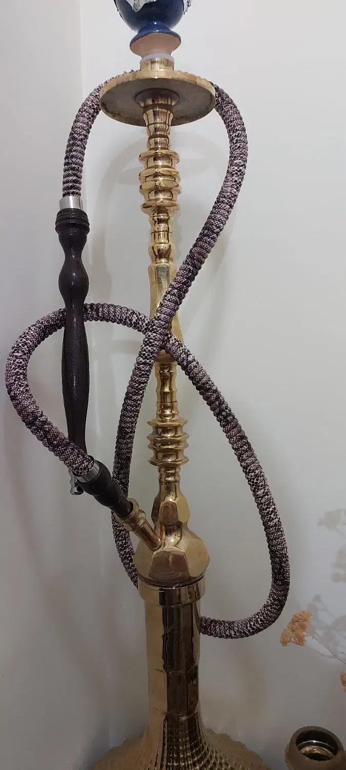 قلیان برنجی ۱ متری|کلکسیون و سرگرمی|گنبد کاووس, |دیوار