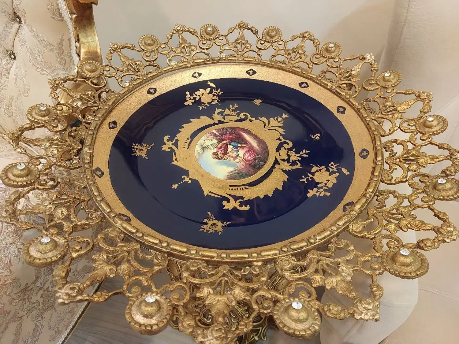 میوه خوری پایه دار برنزکنار سالنی|ظروف سرو و پذیرایی|کرج, گوهردشت|دیوار