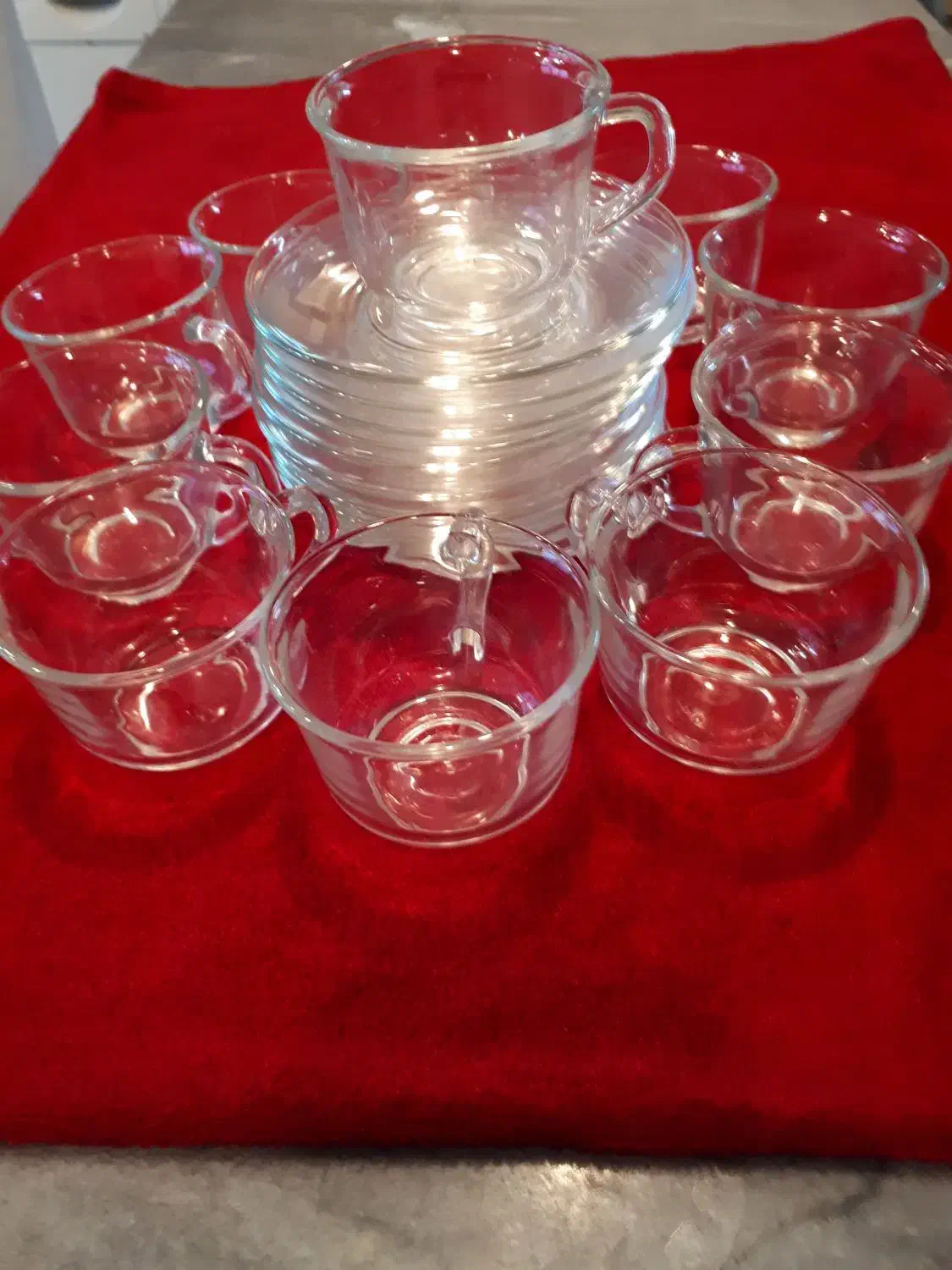 فنجان نلبکی قهوه خوری اصل فرانسه ۱۱ عدد|ظروف سرو و پذیرایی|تهران, دانشگاه شریف|دیوار