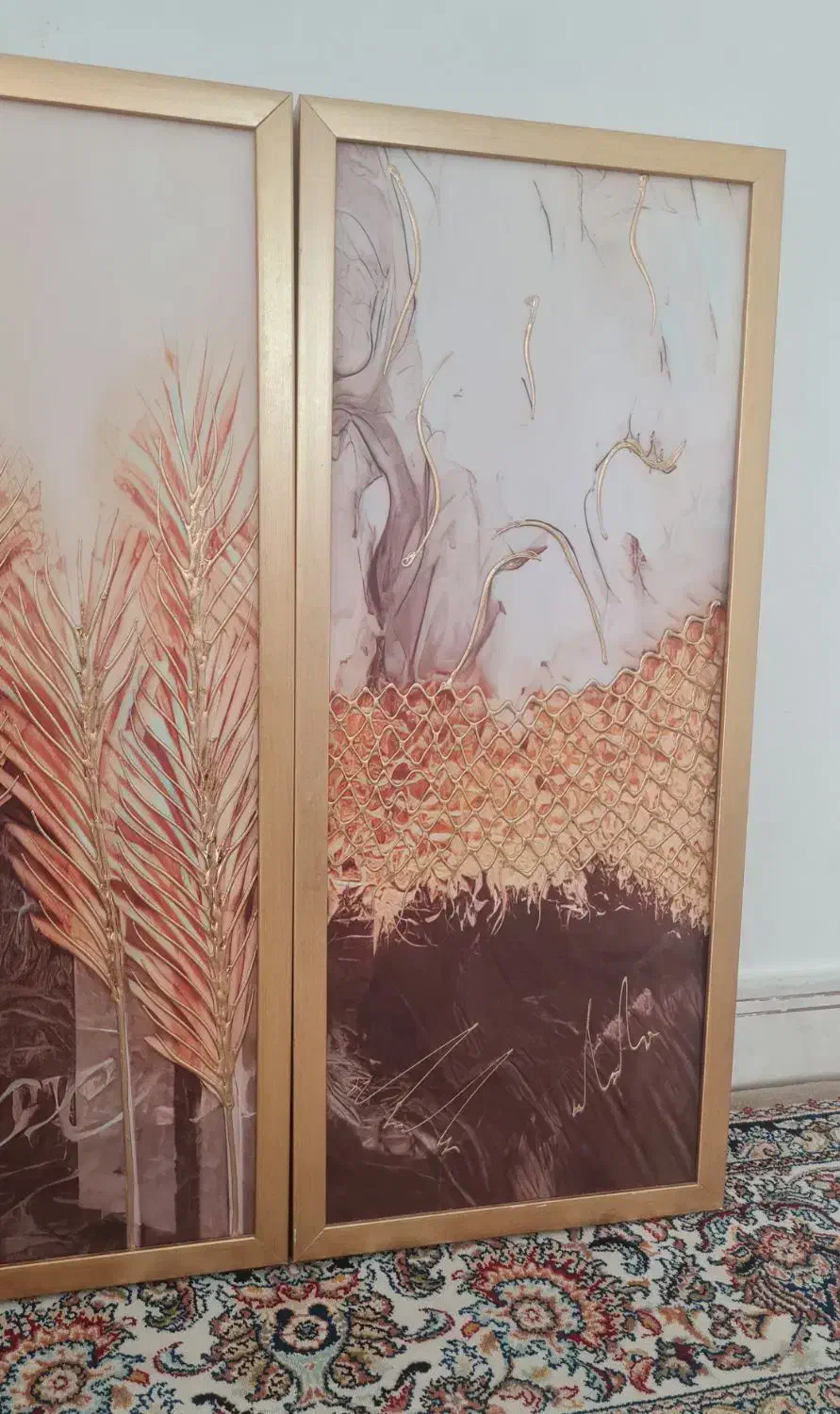 تابلو سه تیکه درحد|تابلو، نقاشی، عکس|هشتگرد, هشتگرد قدیم|دیوار