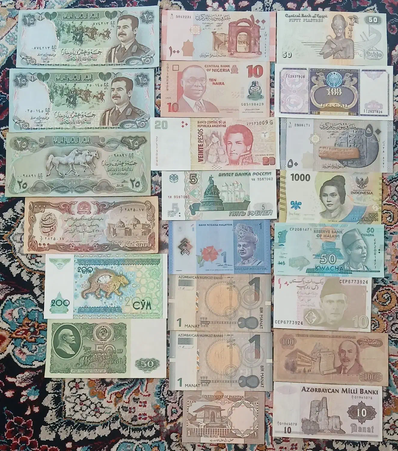 اسکناس شاهنشاهی و خارجی|کلکسیون سکه، تمبر، اسکناس|تبریز, |دیوار