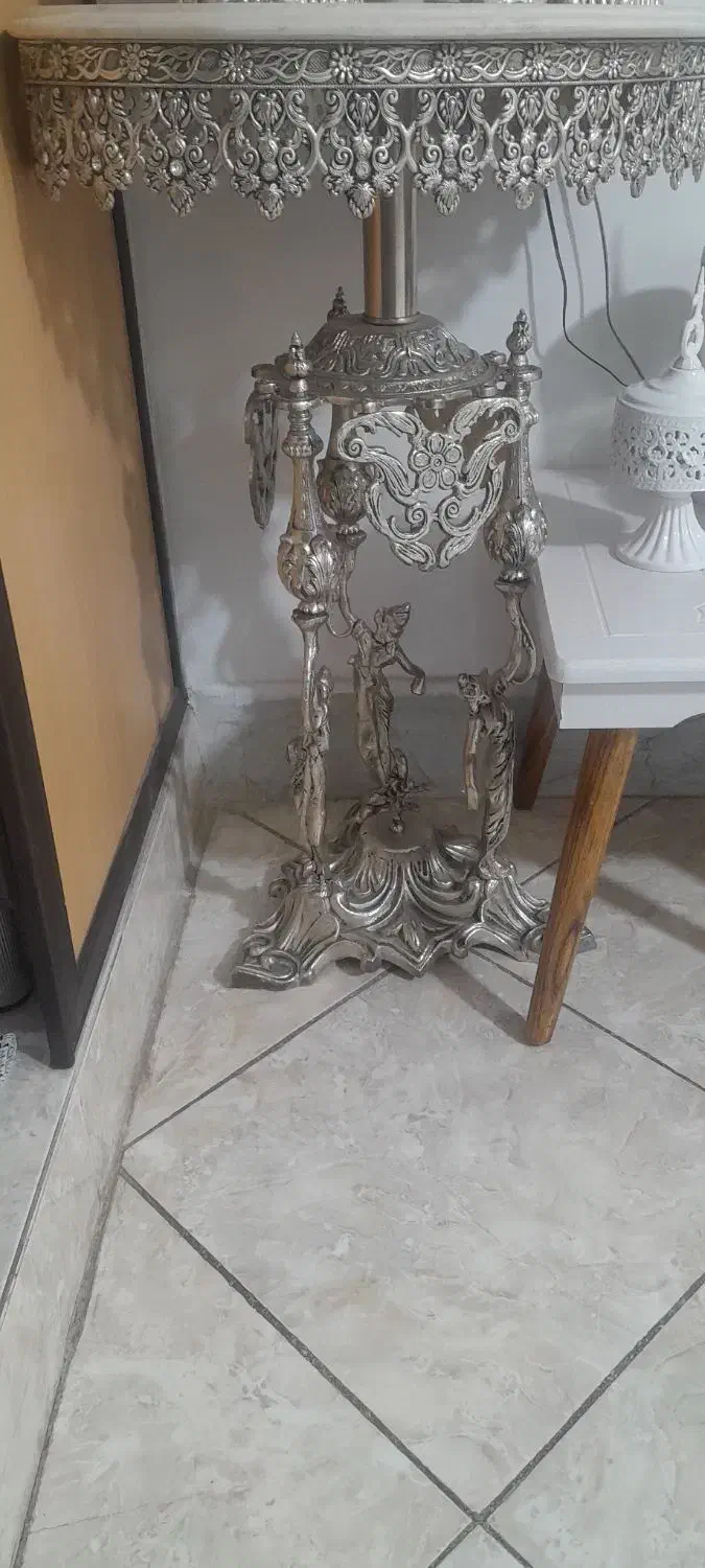 اینه و شمدان نقره ای سالم|آینه|تهران, وصفنارد|دیوار