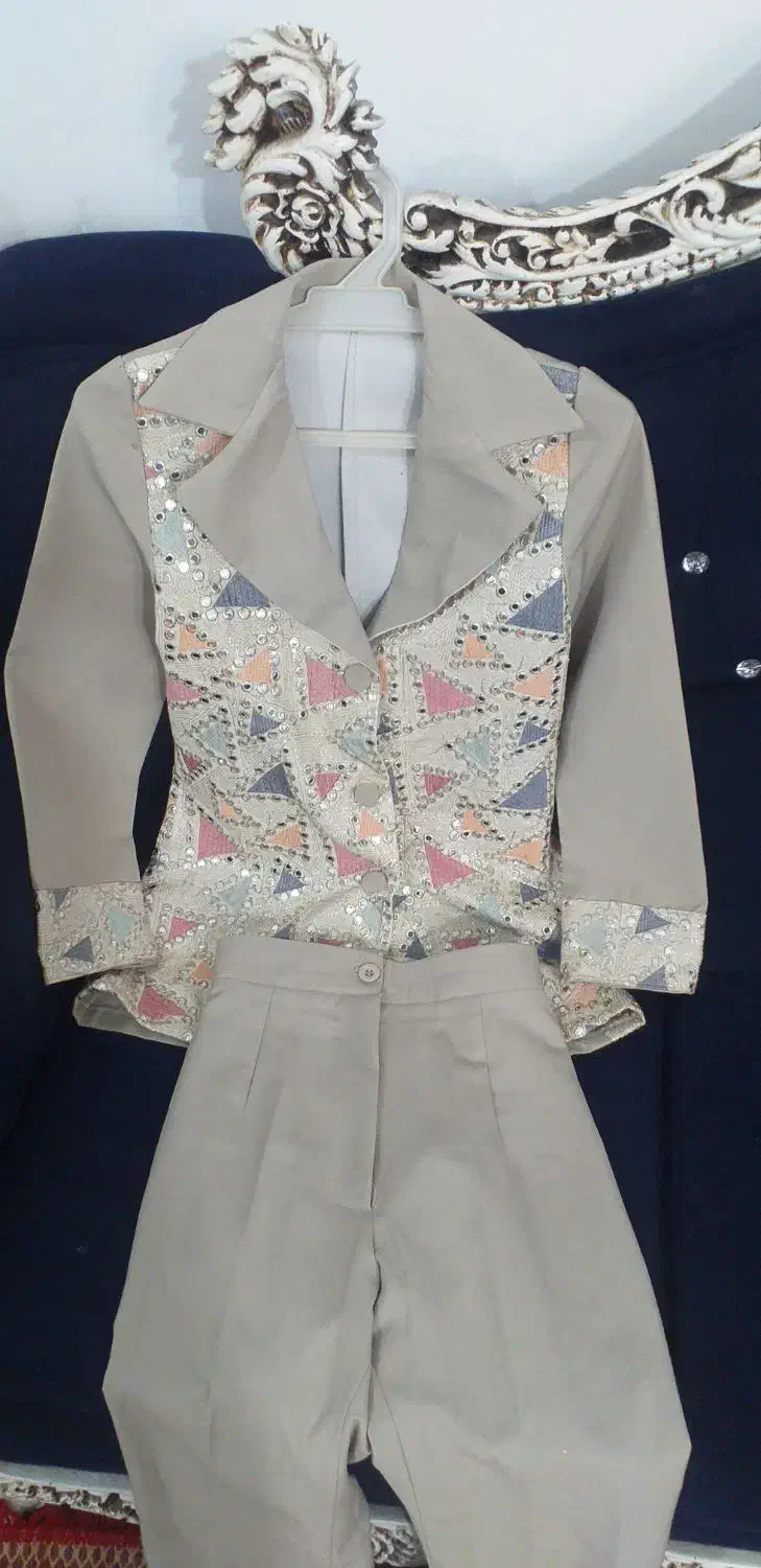 کت شلوار دخترانه|لباس|قائن, |دیوار