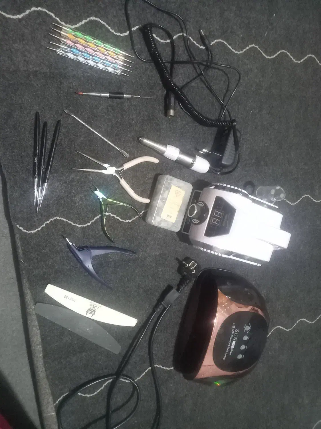 وسایل کاشت ناخن|آرایشی، بهداشتی، درمانی|یاسوج, |دیوار