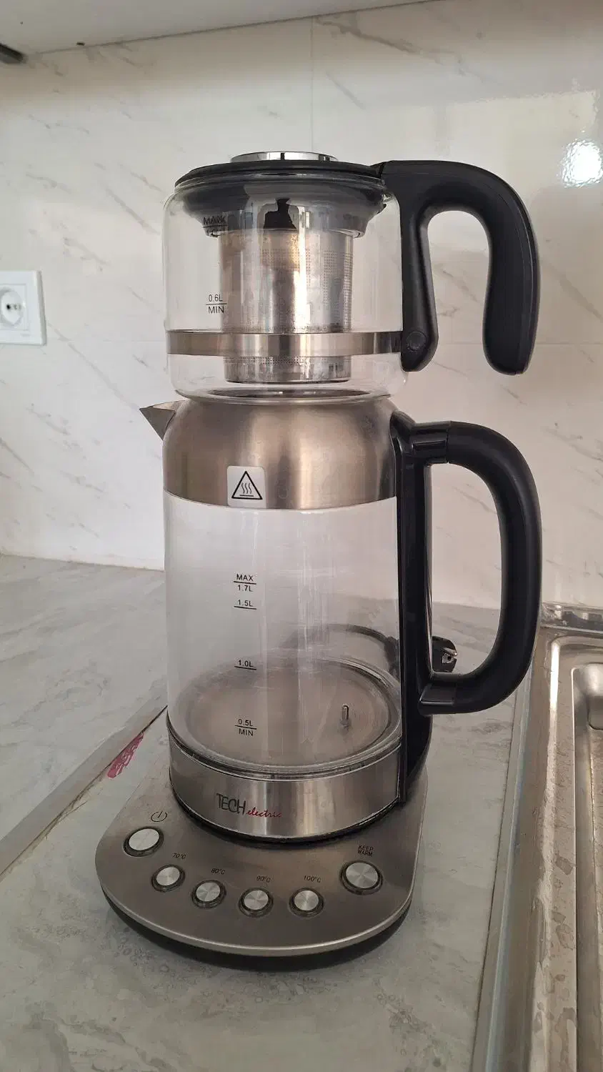 چای ساز مارک tech|سماور، چای‌ساز، قهوه‌ساز|حمیدیا, |دیوار