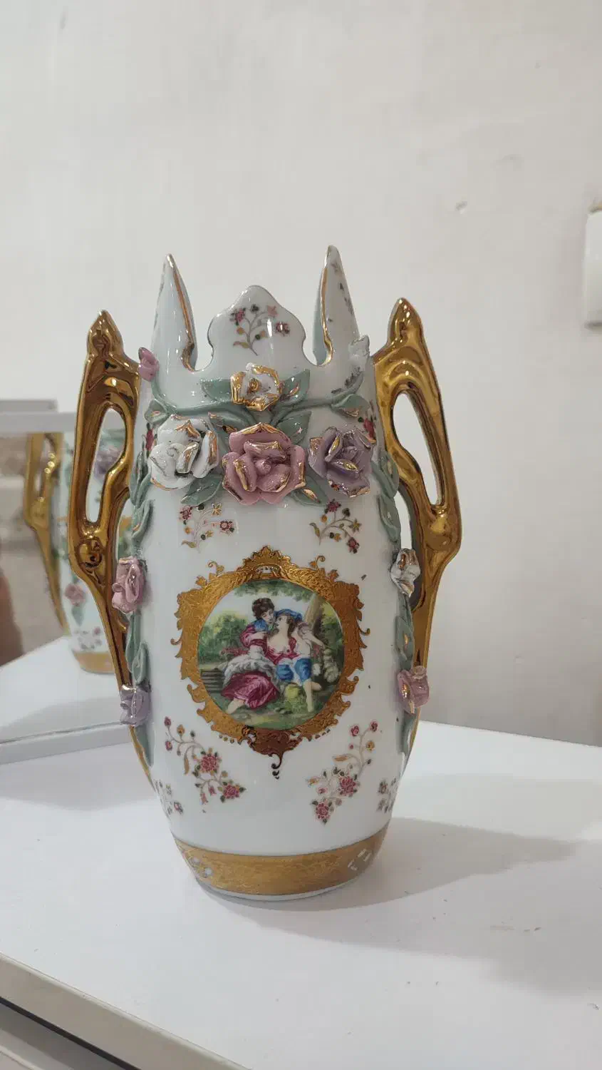 گلدان گل برجسته لیلی و مجنون|صنایع دستی و سایر لوازم تزئینی|کوهدشت, |دیوار