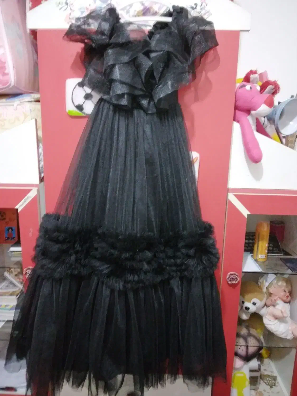 دون مشکی بلند دخترونه سایز ۸|لباس|خوی, |دیوار