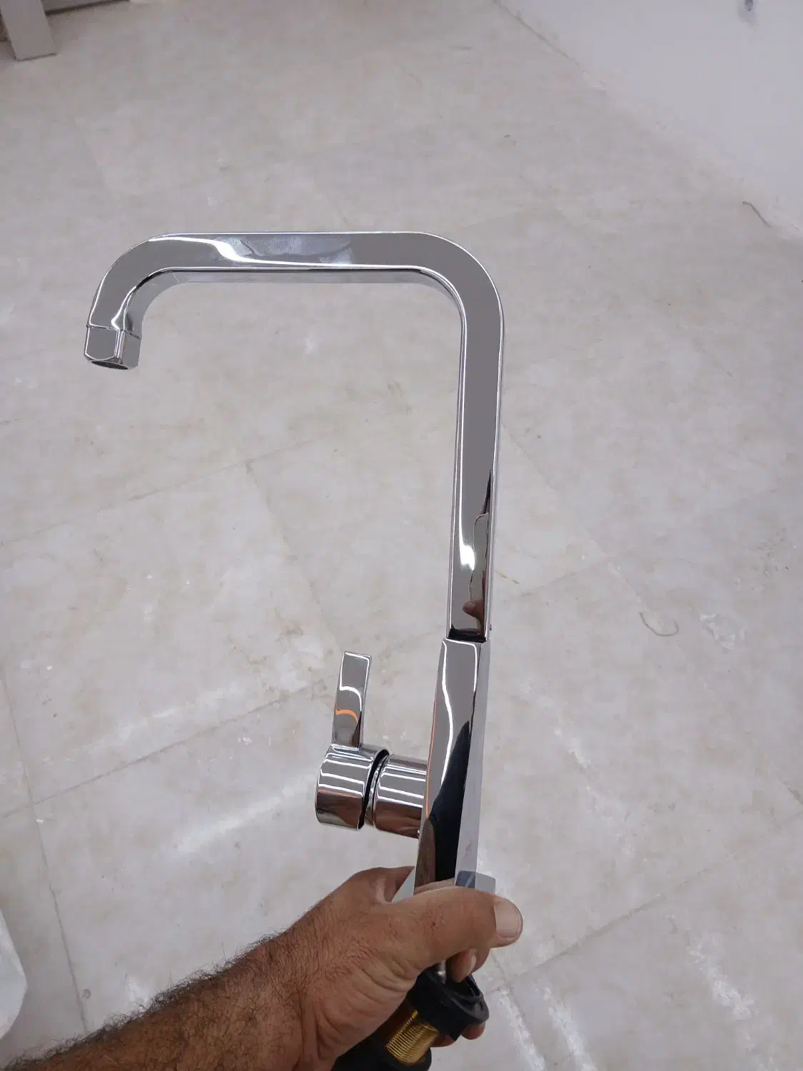 شیر آشپزخانه کسری مدل فیروزه رنگ کروم|مصالح و تجهیزات ساختمان|شیراز, شهرک فرهنگیان|دیوار