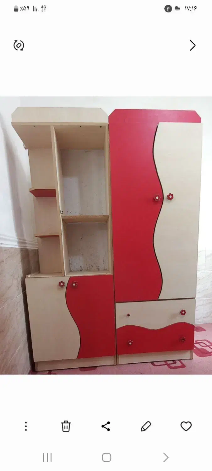 فروش سه عدد کمد بچه گانه با قیمت مناسب|اسباب و اثاث بچه|بندر گناوه, |دیوار