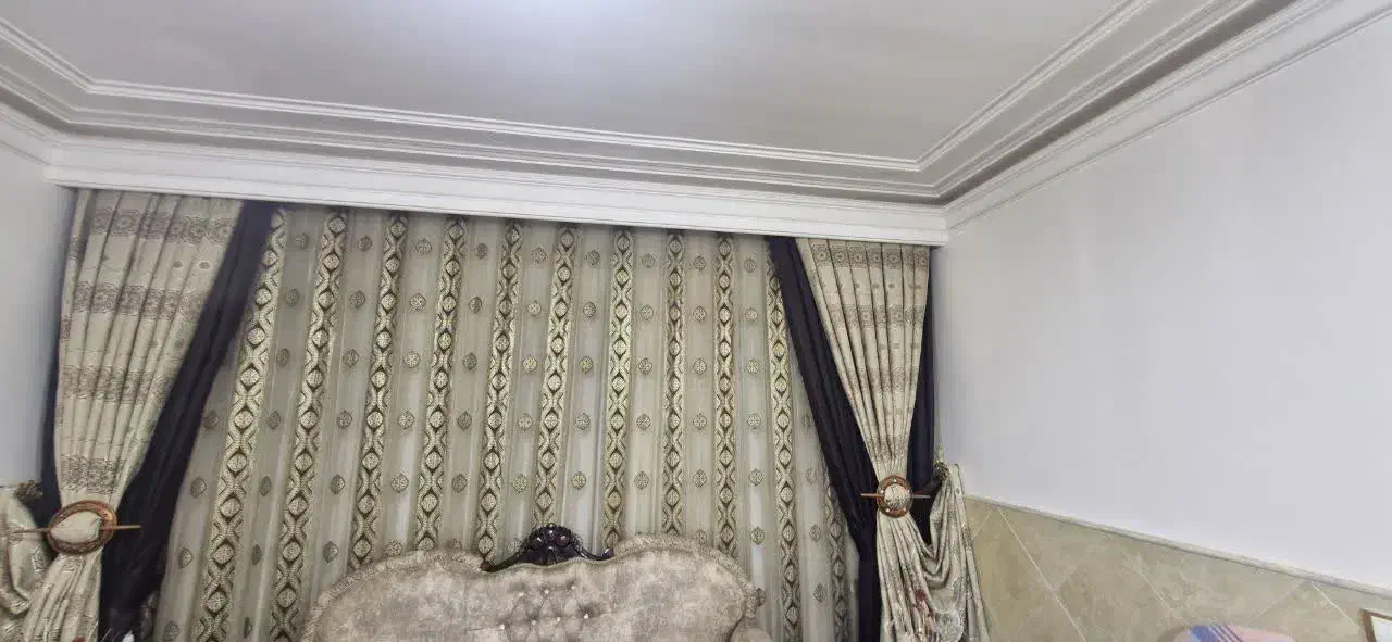 پرده پذیرایی|پرده، رانر، رومیزی|کاشان, مفتح|دیوار