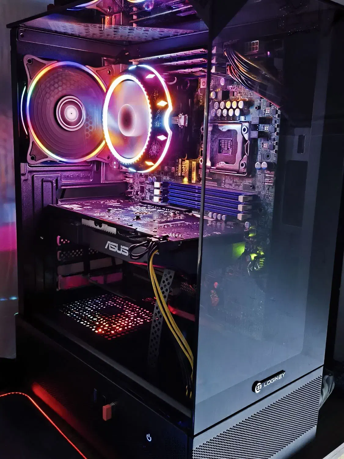 کیس گیمینگ rx580|رایانه رومیزی|فردیس, شهرک ناز|دیوار