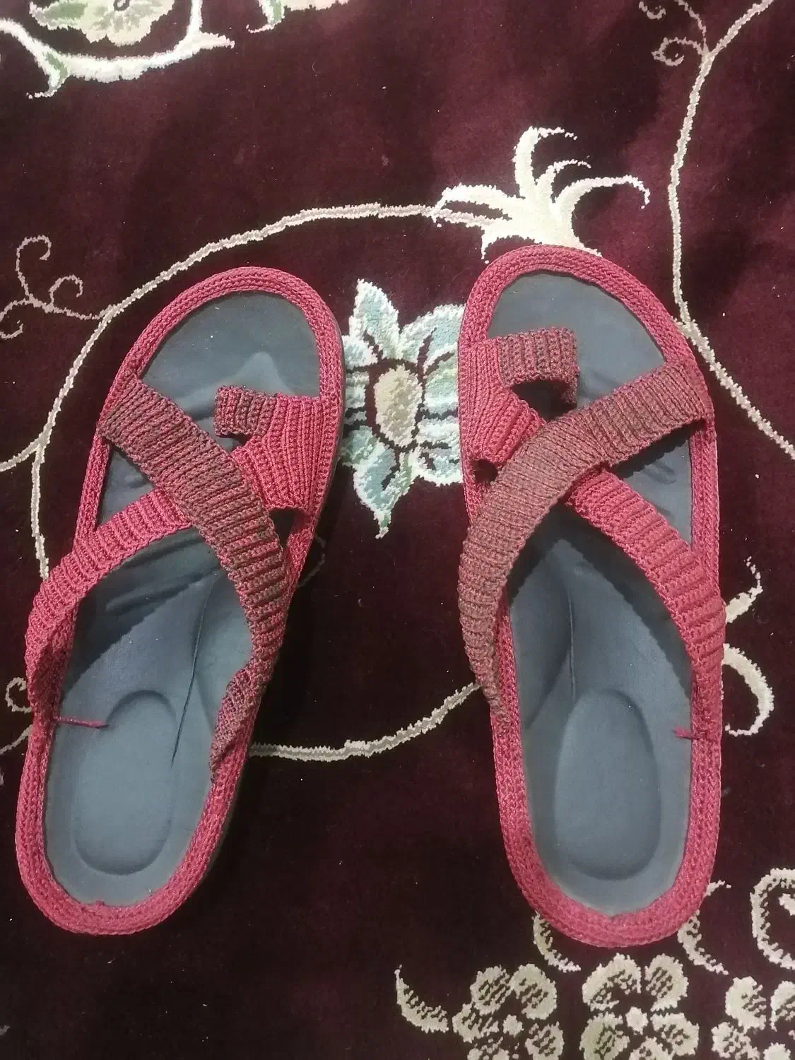 گیوه انگشتی دست بافت|کیف، کفش، کمربند|یزد, |دیوار