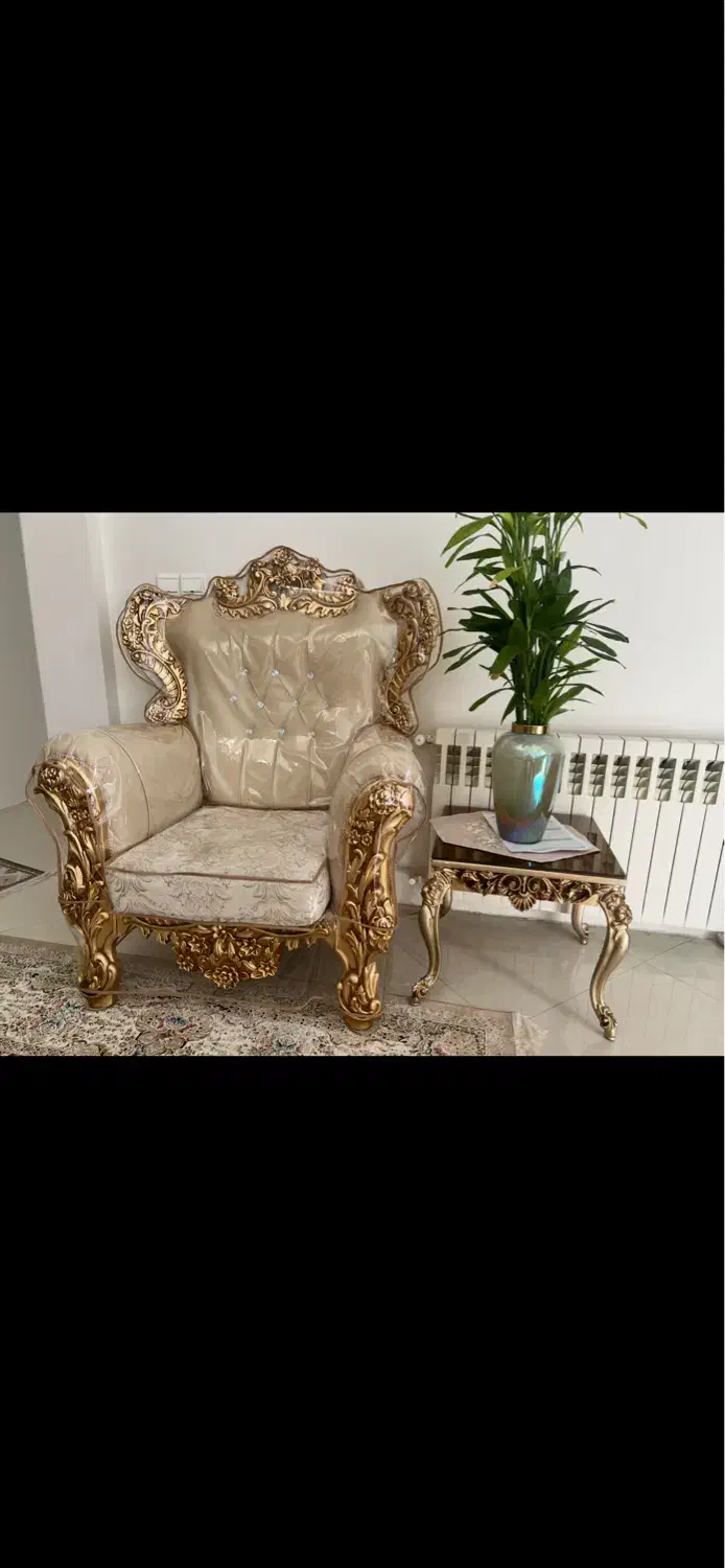 مبل هفت نفره  با جلو مبلی و عسلی|مبلمان خانگی و میز عسلی|تهران, استخر|دیوار