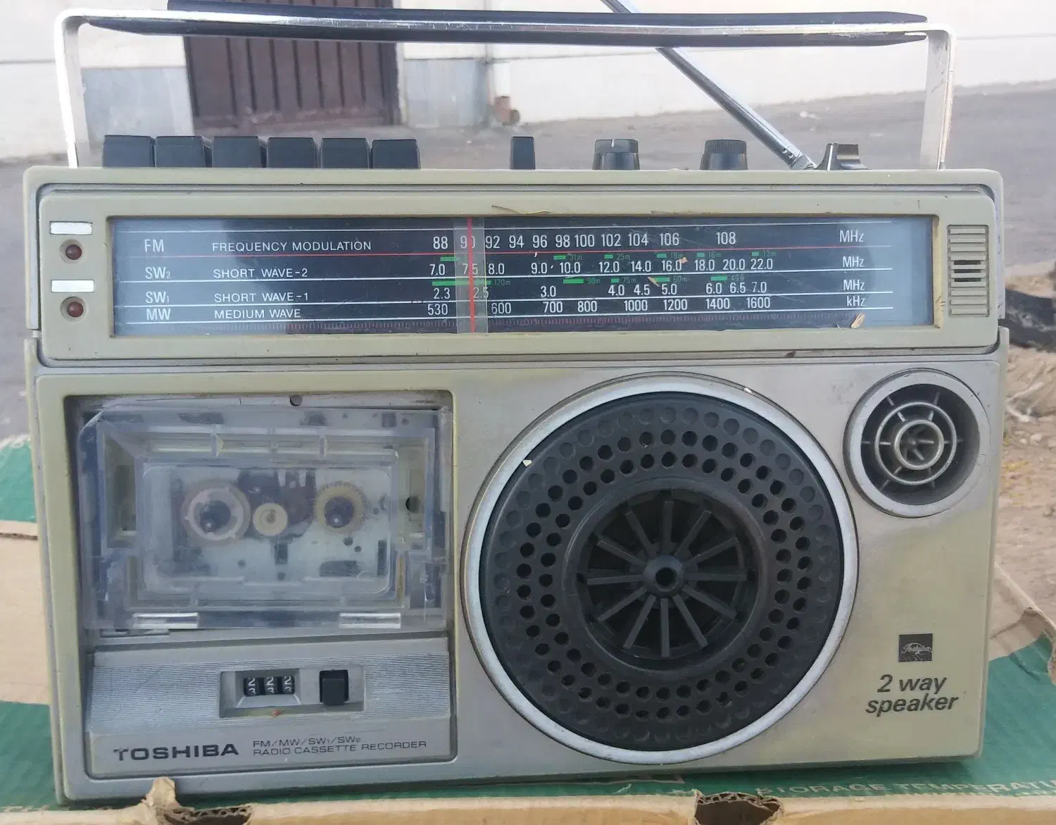 رادیو قدیمی توشیبا ژاپن|کلکسیون اشیاء عتیقه|قزوین, |دیوار