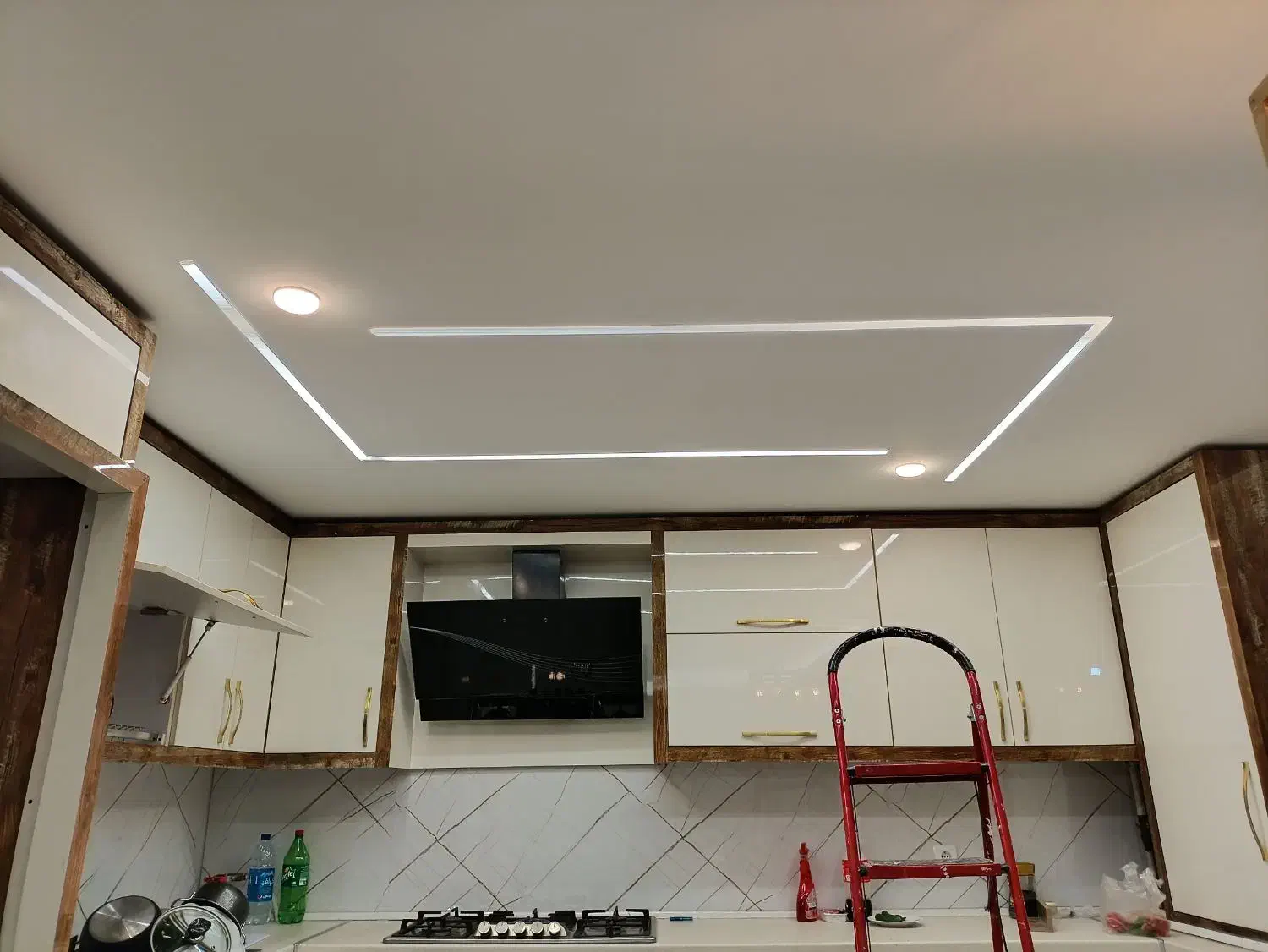 دکوراسیون داخلی کناف کابینت کمددیواری نورپردازی|خدمات پیشه و مهارت|تبریز, |دیوار