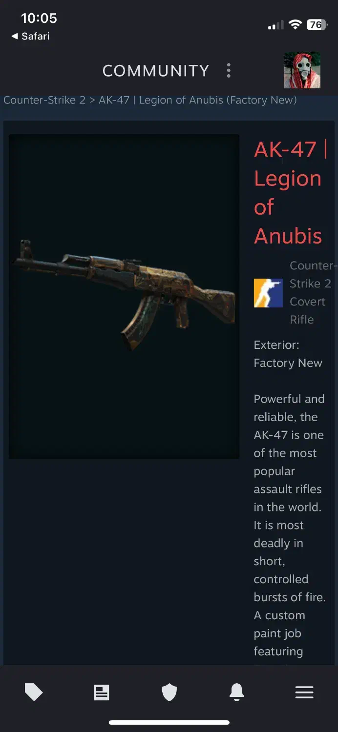 فروش اسکین cs2 دلخواه شما زیر قیمت|کنسول، بازی ویدئویی و آنلاین|تهران, شهرک غرب|دیوار