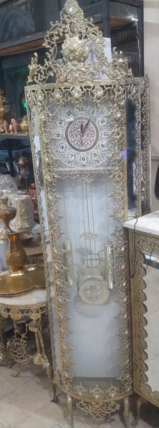 ساعت برنجی|ساعت دیواری و تزئینی|قم, نیروگاه|دیوار