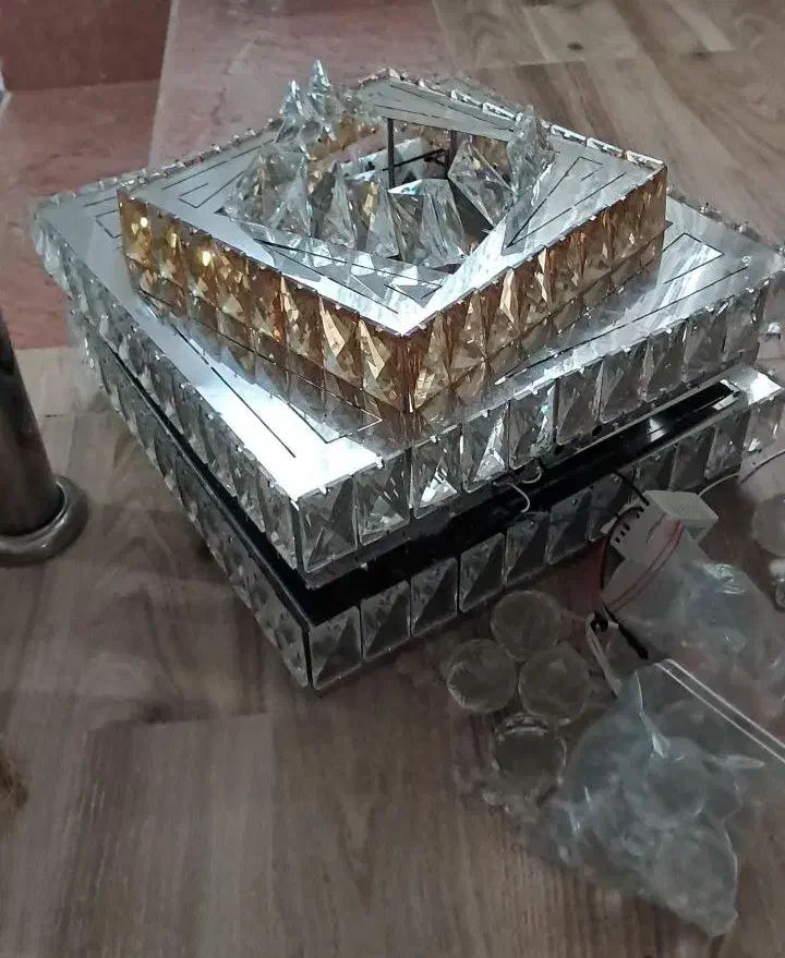 لوستر سقفی کریستالی|لوستر و چراغ آویز|بندر انزلی, کوی بهار|دیوار